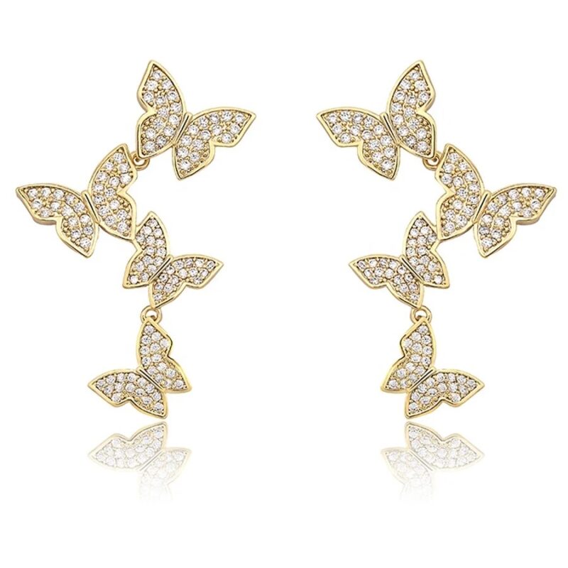 Butterfly Zircon Earring for Women