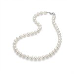 AAAA+ Natural Freshwater Pearl Necklace for Women - 925 Sterling Silver Clasp Luxury Jewelry